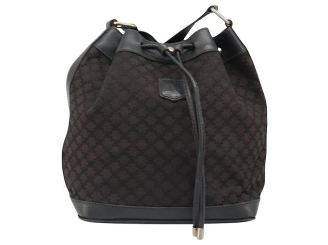Céline Borsa a Spalla CELINE Macadam Canvas Nera Autentica 187144 Nero - vista 2
