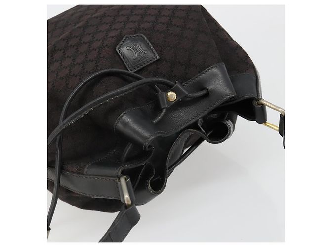 Céline Borsa a Spalla CELINE Macadam Canvas Nera Autentica 187144 Nero - vista 6