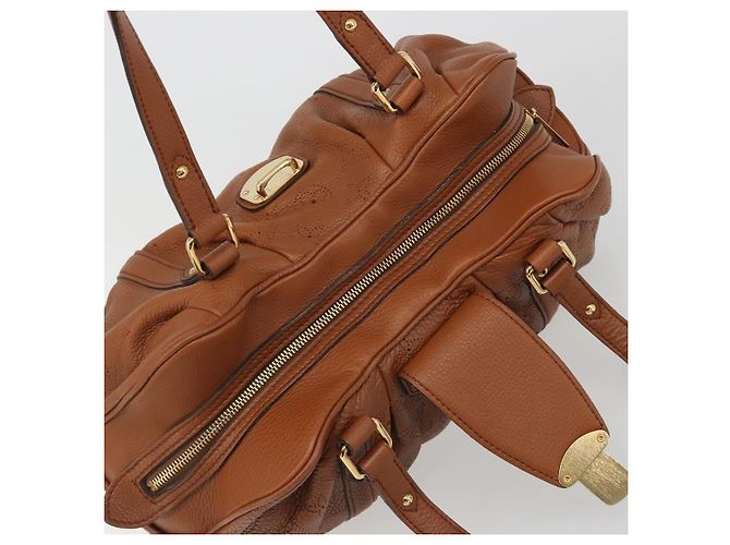 LOUIS VUITTON Mahina Runner PM Hand Bag Pelle Marrone M97052 LV Auth am11933V - vista 9