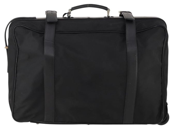 PRADA Boston Bag Nylon Schwarz Silber Authentisch bs35527 - Ansicht 3