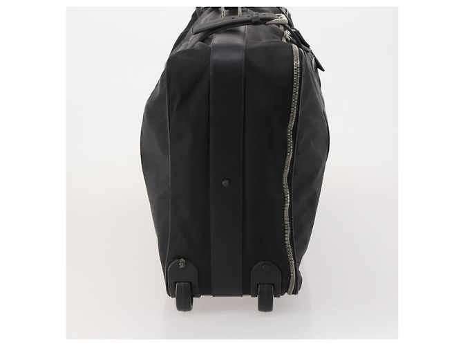 PRADA Boston Bag Nylon Schwarz Silber Authentisch bs35527 - Ansicht 4