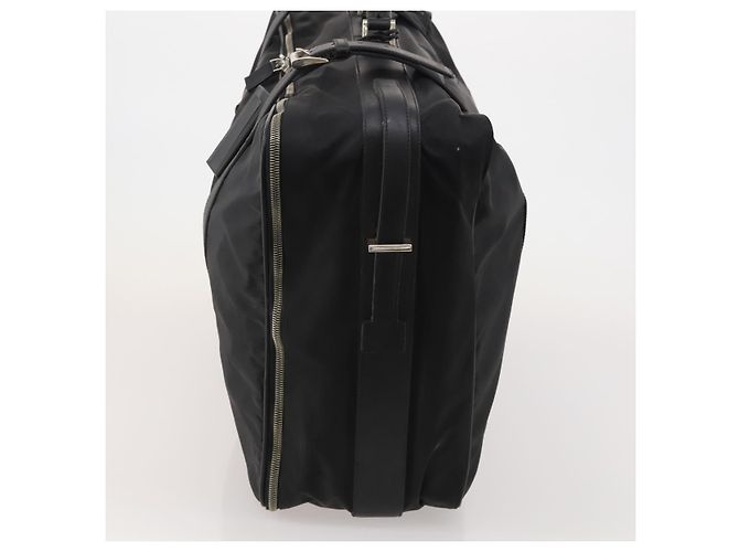 PRADA Boston Bag Nylon Schwarz Silber Authentisch bs35527 - Ansicht 5