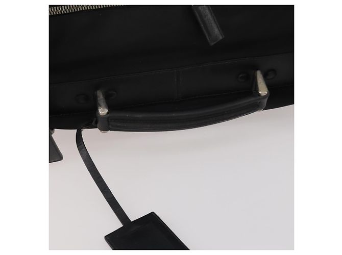 PRADA Boston Bag Nylon Schwarz Silber Authentisch bs35527 - Ansicht 7