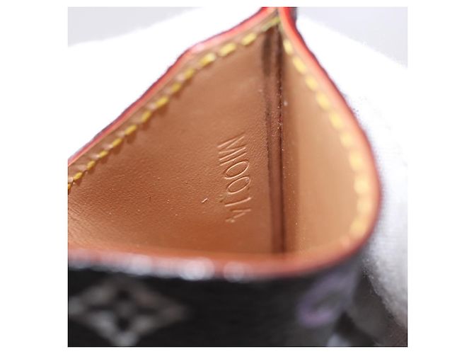 LOUIS VUITTON Monogram Multicolor Etui Mirror Black M92651 LV Auth 184415V Schwarz - Ansicht 16