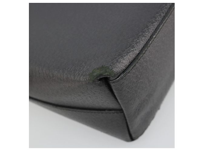 Borsa a mano GUCCI Bamboo in pelle nera e oro 001 3444 1887 Auth 187814 Nero D'oro - vista 14