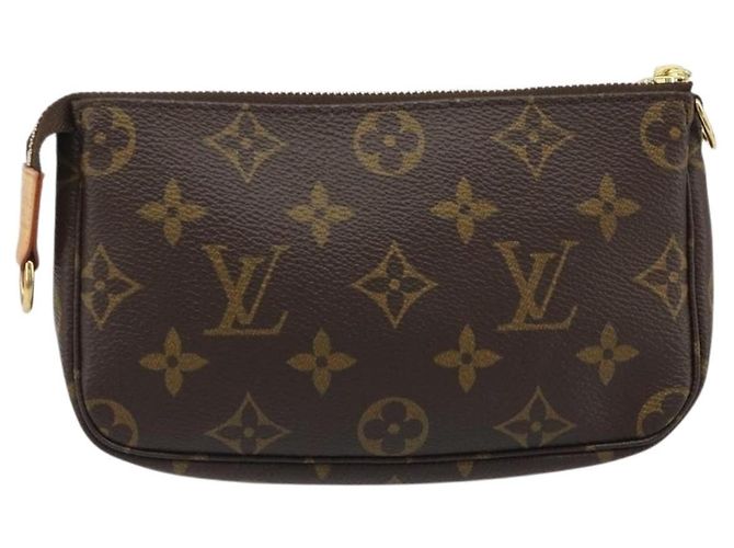LOUIS VUITTON Monogram Mini Pochette Accessoires Pochette N41667 LV Auth mr2632 Monogramma - vista 2