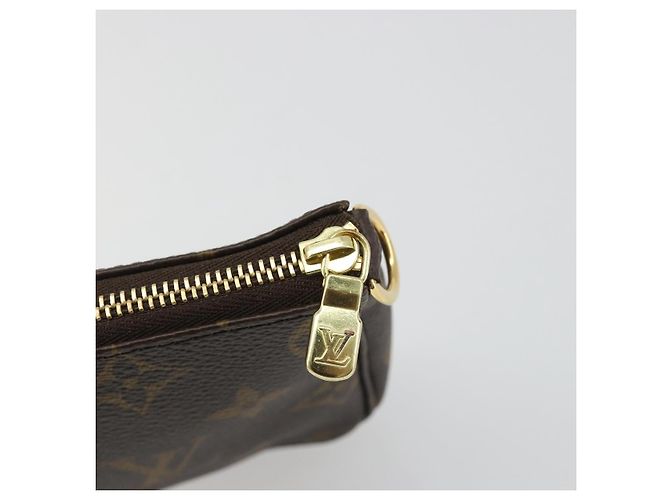 LOUIS VUITTON Monogram Mini Pochette Accessoires Pochette N41667 LV Auth mr2632 Monogramma - vista 9