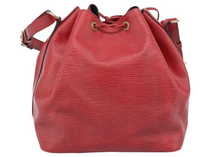Borsa a Spalla LOUIS VUITTON Epi Petit Noe Rosso M44107 LV Auth ka4880 - vista 2