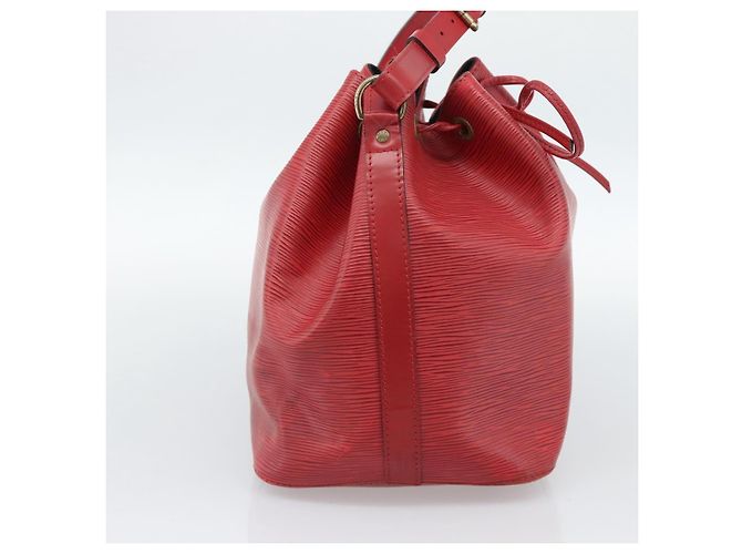 Borsa a Spalla LOUIS VUITTON Epi Petit Noe Rosso M44107 LV Auth ka4880 - vista 3