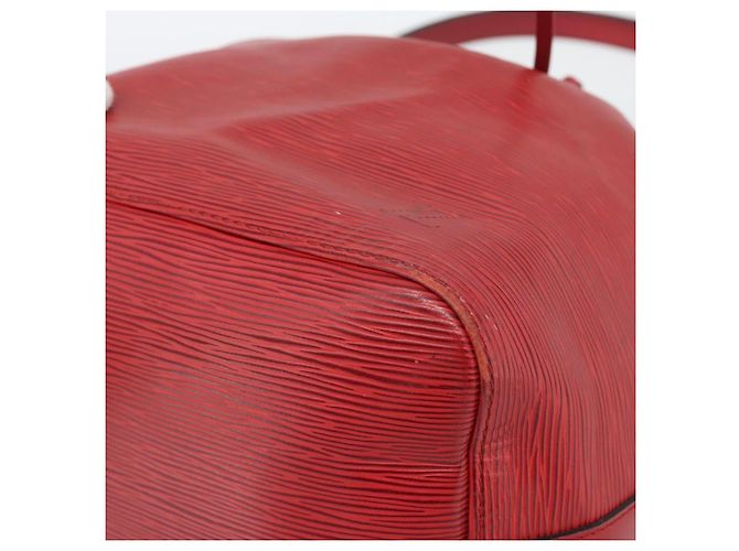 Borsa a Spalla LOUIS VUITTON Epi Petit Noe Rosso M44107 LV Auth ka4880 - vista 9