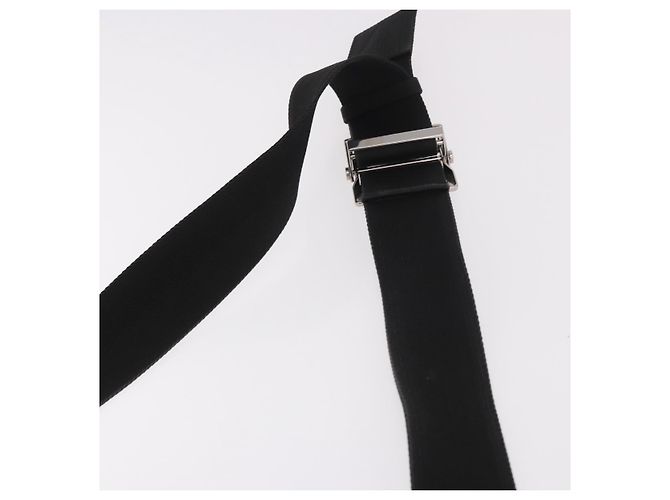 BOTTEGA VENETA INTRECCIATO Body Bag Pelle Nero Argento Auth bs35683A - vista 8