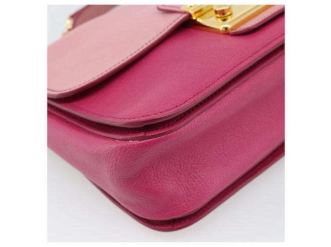 Borsa Miu Miu in pelle 2way Rosa Oro RN0726 Auth am11972V D'oro - vista 13