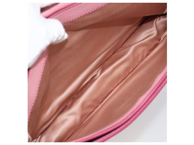Borsa Miu Miu in pelle 2way Rosa Oro RN0726 Auth am11972V D'oro - vista 19