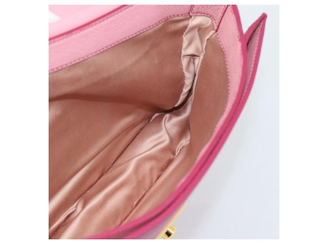 Borsa Miu Miu in pelle 2way Rosa Oro RN0726 Auth am11972V D'oro - vista 20
