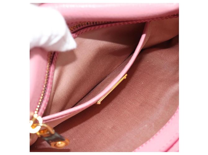 Borsa Miu Miu in pelle 2way Rosa Oro RN0726 Auth am11972V D'oro - vista 24