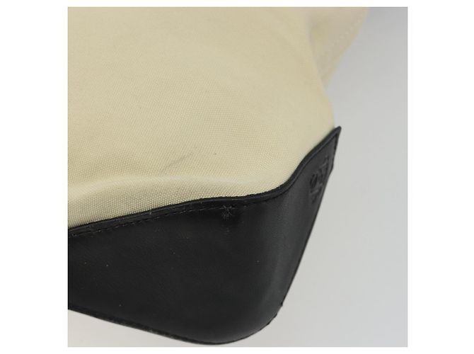 Borsa a mano LOEWE in tela e pelle beige oro Auth hk3797 D'oro - vista 15