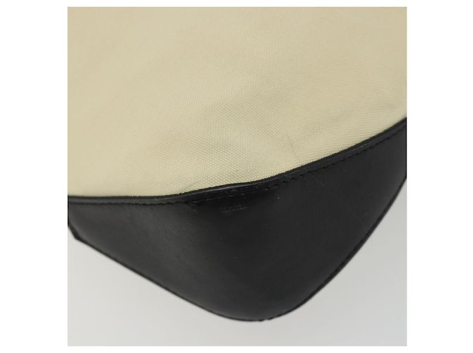 Borsa a mano LOEWE in tela e pelle beige oro Auth hk3797 D'oro - vista 16