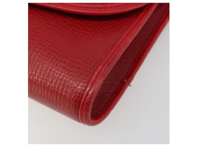 Borsa a Spalla Christian Dior in Pelle Rossa Oro Auth BA13488 Rosso D'oro - vista 10
