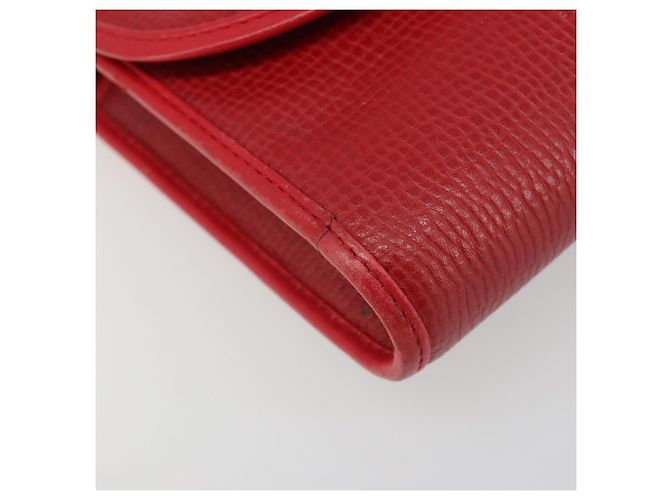 Borsa a Spalla Christian Dior in Pelle Rossa Oro Auth BA13488 Rosso D'oro - vista 11