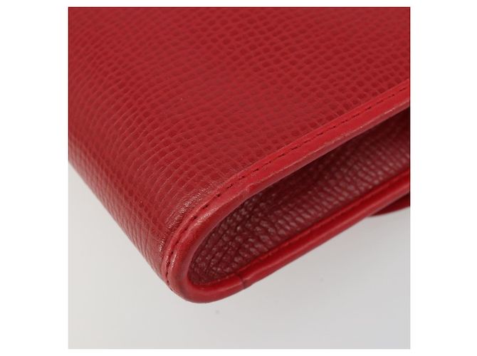 Borsa a Spalla Christian Dior in Pelle Rossa Oro Auth BA13488 Rosso D'oro - vista 12