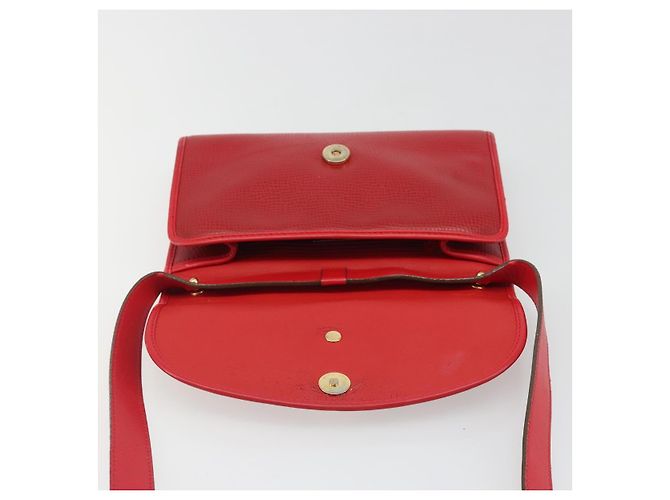 Borsa a Spalla Christian Dior in Pelle Rossa Oro Auth BA13488 Rosso D'oro - vista 15