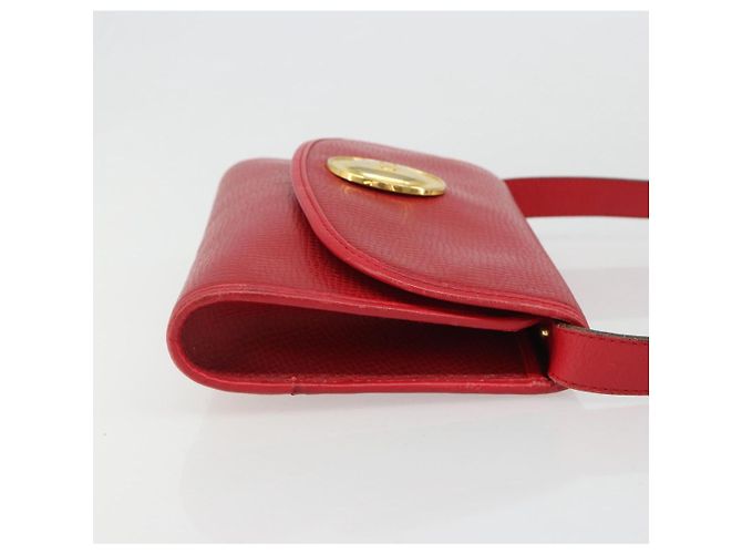 Borsa a Spalla Christian Dior in Pelle Rossa Oro Auth BA13488 Rosso D'oro - vista 4