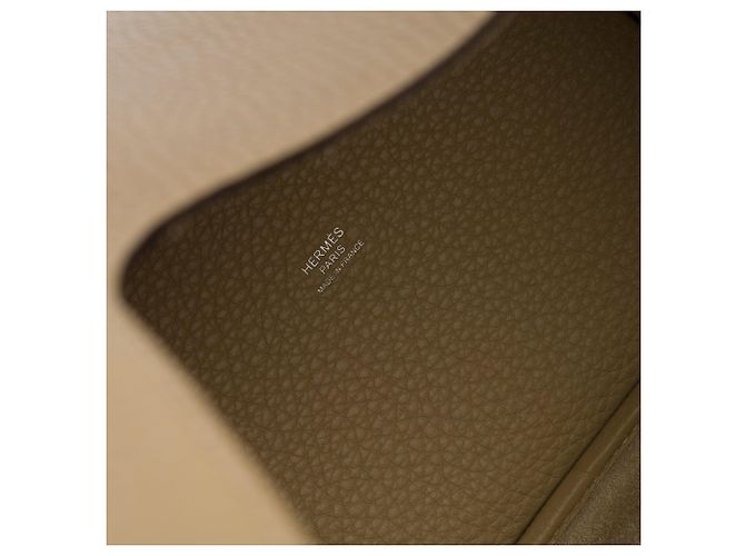 Hermès Borsa HERMES Picotin in Pelle Beige - 103682 - vista 7