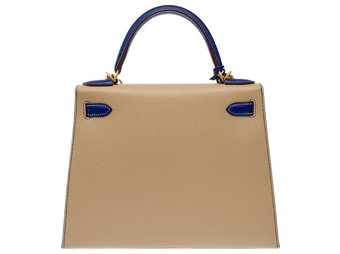 Hermès Borsa HERMES Kelly 28 in Pelle Beige - 103679 - vista 4
