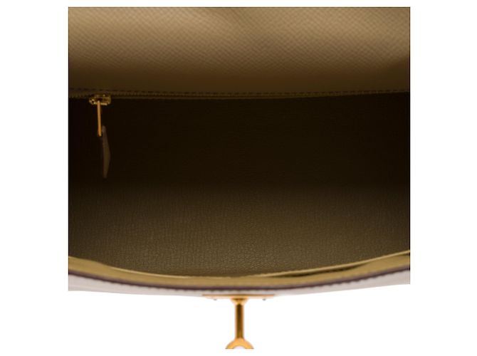 Hermès Borsa HERMES Kelly 28 in Pelle Beige - 103679 - vista 9