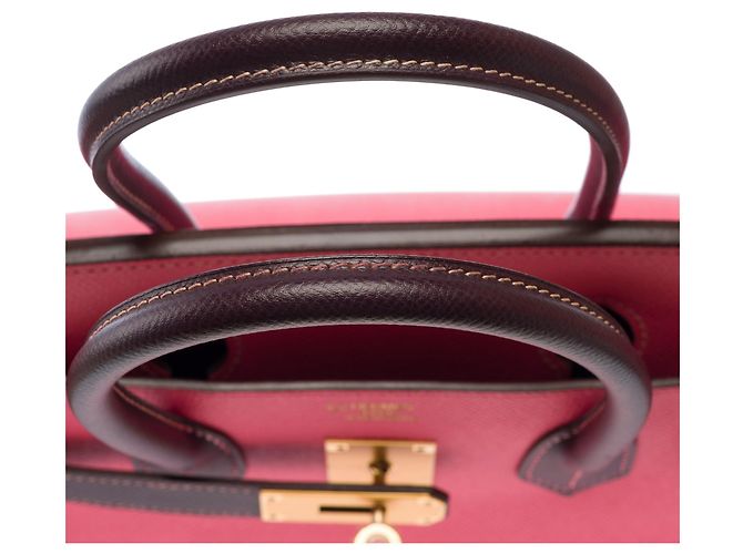 Hermès Borsa HERMES Birkin 30 in Pelle Rosa - 103678 - vista 10