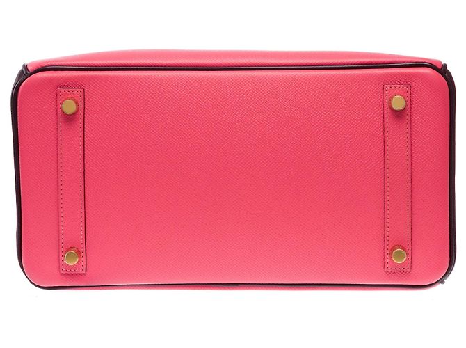 Hermès Borsa HERMES Birkin 30 in Pelle Rosa - 103678 - vista 11