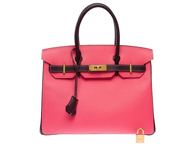 Hermès Borsa HERMES Birkin 30 in Pelle Rosa - 103678 - vista 3