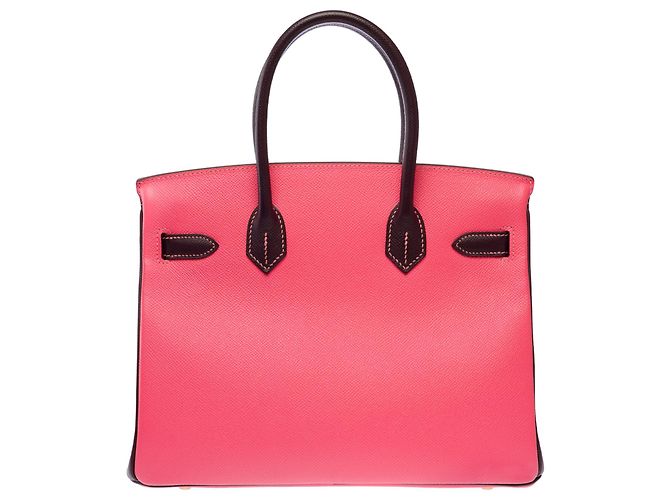 Hermès Borsa HERMES Birkin 30 in Pelle Rosa - 103678 - vista 4