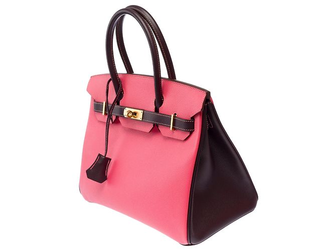 Hermès Borsa HERMES Birkin 30 in Pelle Rosa - 103678 - vista 5