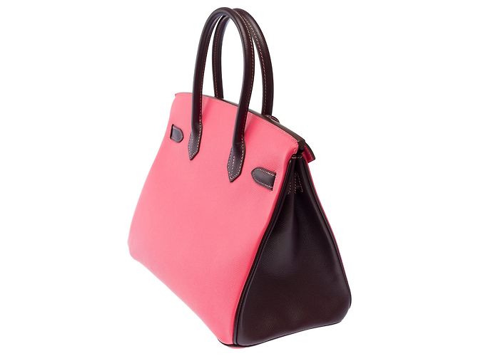 Hermès Borsa HERMES Birkin 30 in Pelle Rosa - 103678 - vista 6
