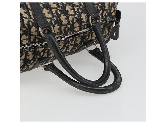 Borsa Christian Dior Trotter Canvas Blu Navy Argento Autentica 187811 - vista 7
