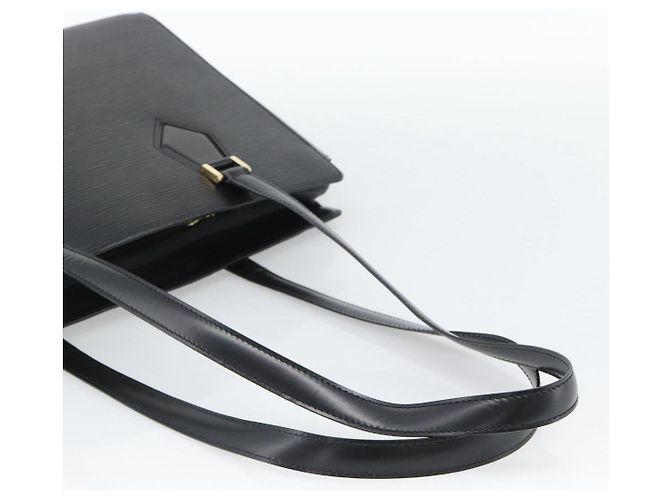 Borsa Tote LOUIS VUITTON Epi Duplex Black M52422 LV Auth ka4922A Nero - vista 7