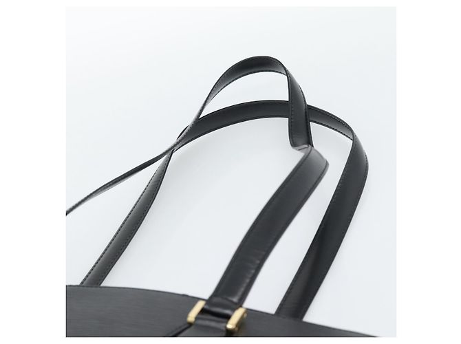 Borsa Tote LOUIS VUITTON Epi Duplex Black M52422 LV Auth ka4922A Nero - vista 8