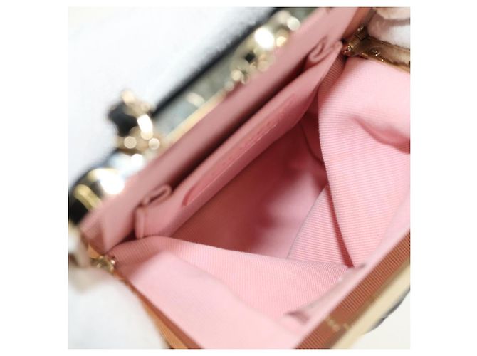 Borsa a Spalla CHANEL Chain Matelasse in Pelle di Agnello Nera e Oro CC Auth 187603SAM Nero D'oro - vista 18