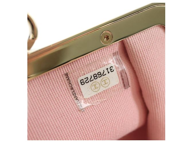 Borsa a Spalla CHANEL Chain Matelasse in Pelle di Agnello Nera e Oro CC Auth 187603SAM Nero D'oro - vista 22