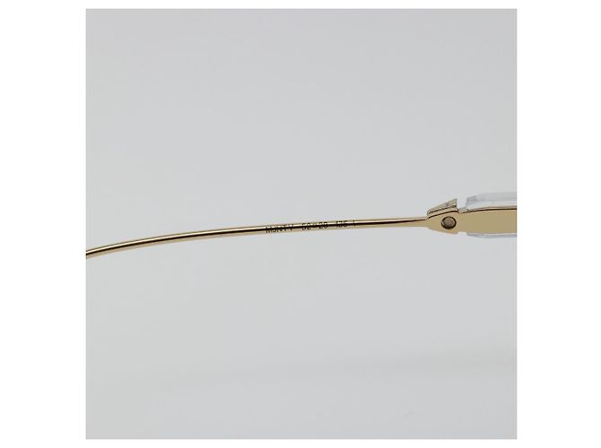 Occhiali da Sole Christian Dior Plastica Grigio Oro Argento Auth hk3838 Marrone D'oro - vista 13