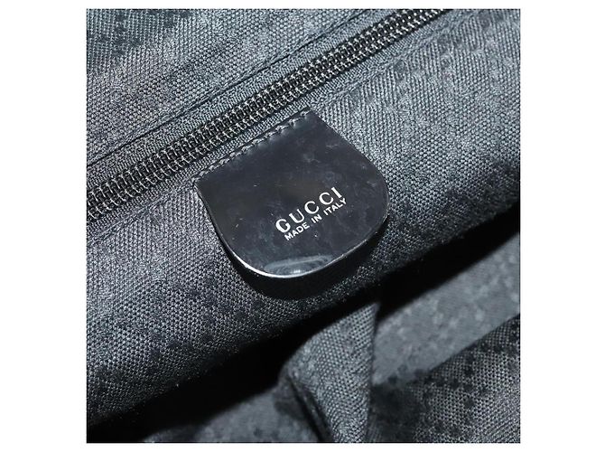Bolso GUCCI Canvas 2way Negro Plata 019 2020 0282 08 Auth ep14763 - vista 23