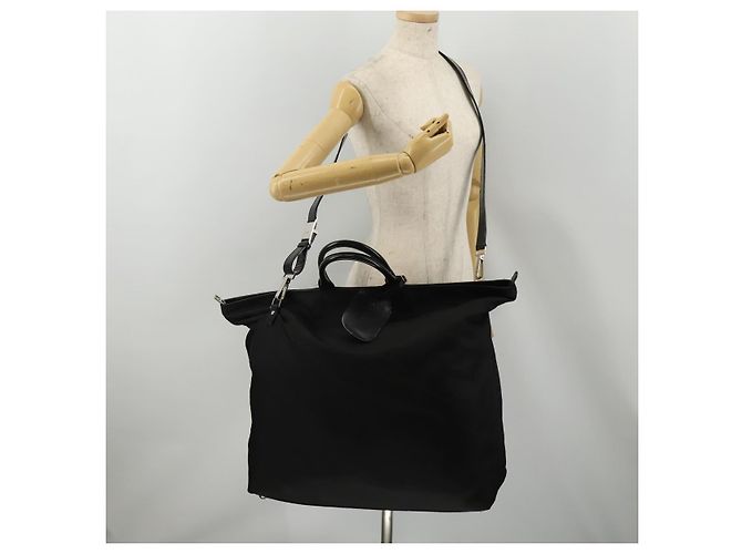 Bolso GUCCI Canvas 2way Negro Plata 019 2020 0282 08 Auth ep14763 - vista 27