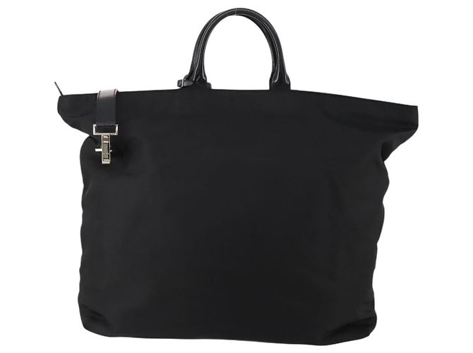 Bolso GUCCI Canvas 2way Negro Plata 019 2020 0282 08 Auth ep14763 - vista 3
