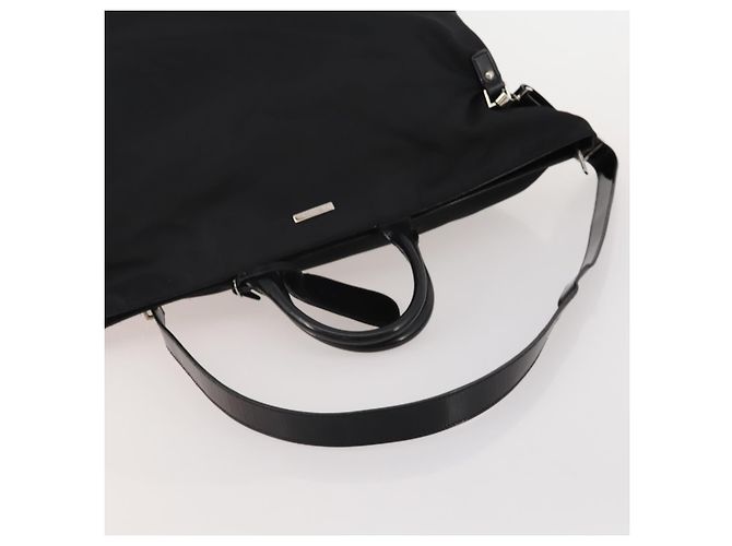 Bolso GUCCI Canvas 2way Negro Plata 019 2020 0282 08 Auth ep14763 - vista 7