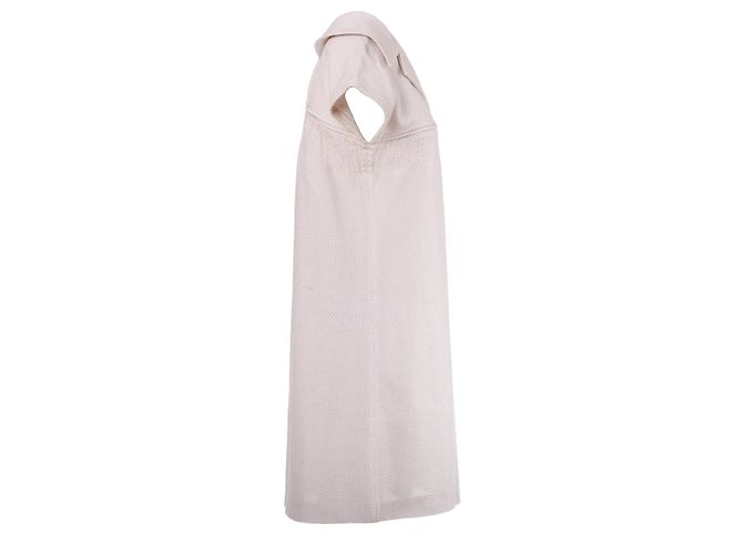 Abito camicia a trapezio Miu Miu Beige - vista 2
