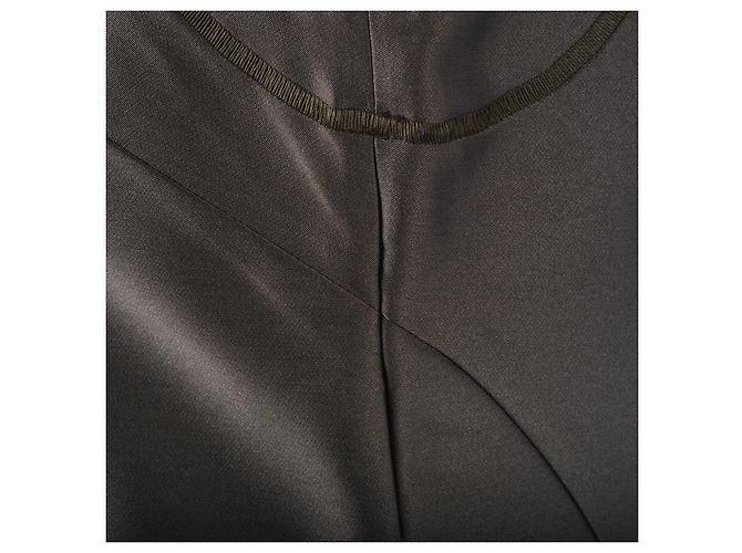 Vestido evasé sin mangas con cuello verde Max Mara - vista 6