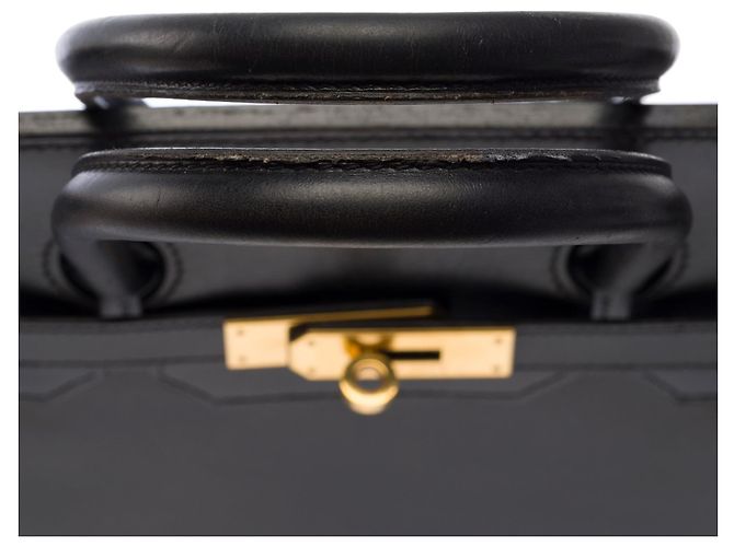 Hermès Borsa HERMES Birkin 35 in Pelle Nera - 103674 Nero - vista 10
