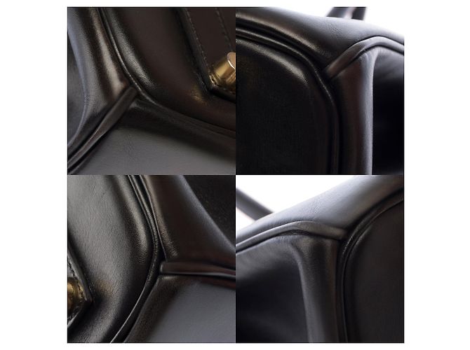 Hermès Borsa HERMES Birkin 35 in Pelle Nera - 103674 Nero - vista 12