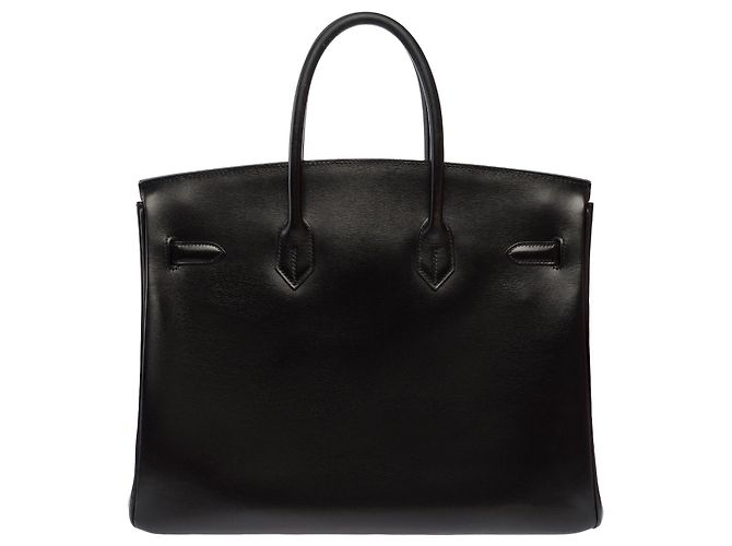 Hermès Borsa HERMES Birkin 35 in Pelle Nera - 103674 Nero - vista 4